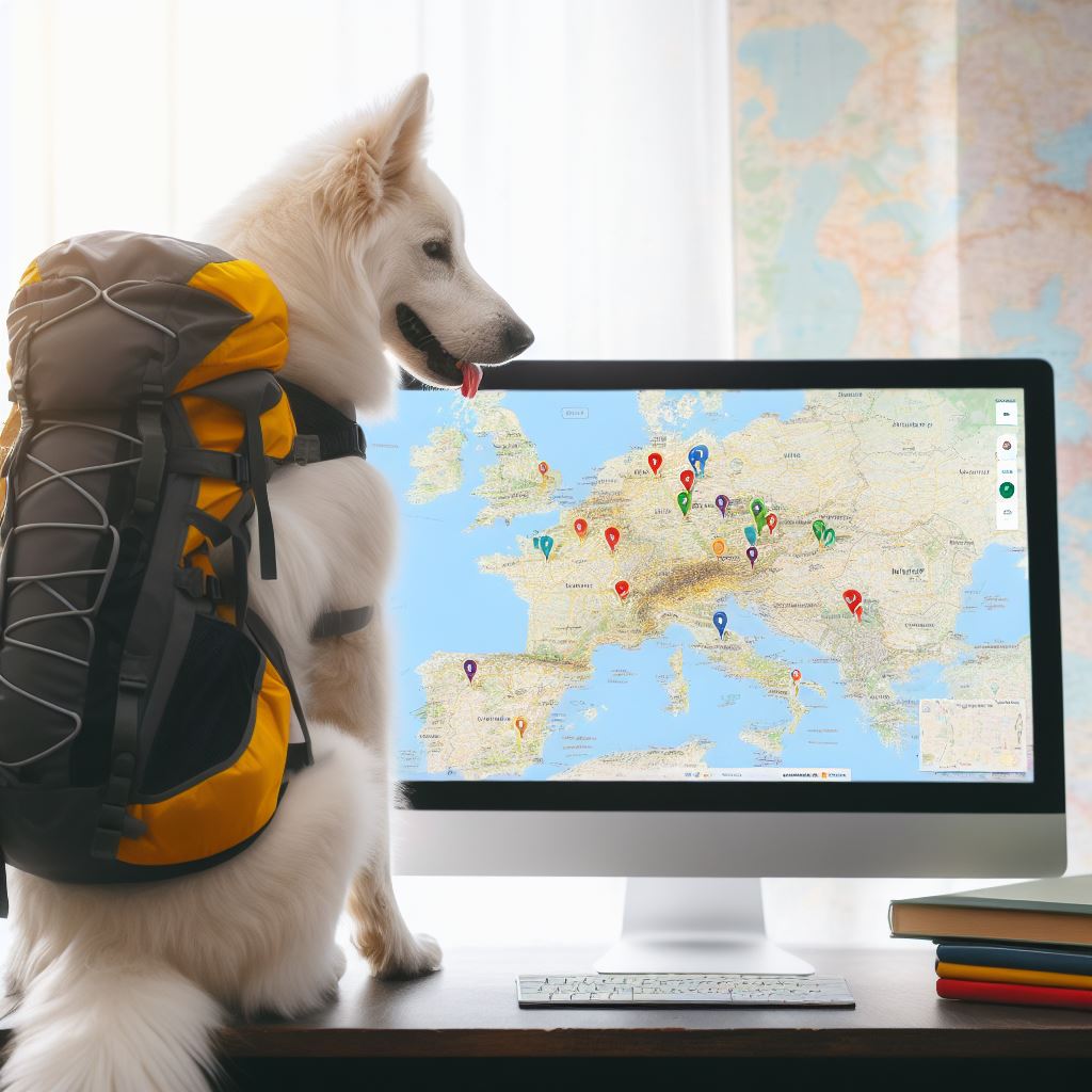 Chien voyageant en voiture la tête par la fenêtre